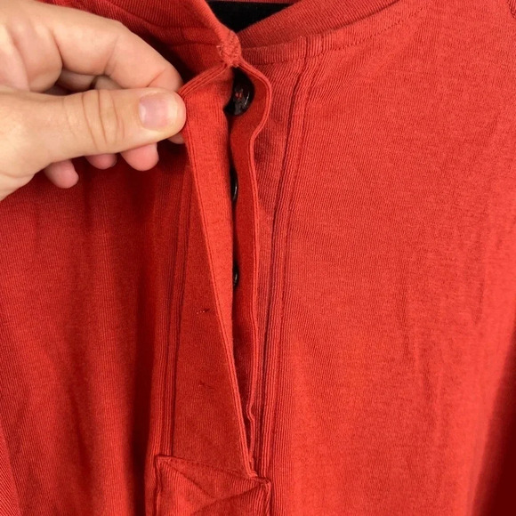 Treasure & Bond Long Sleeve Cropped Henley Top New Size 3X - Picture 11 of 13